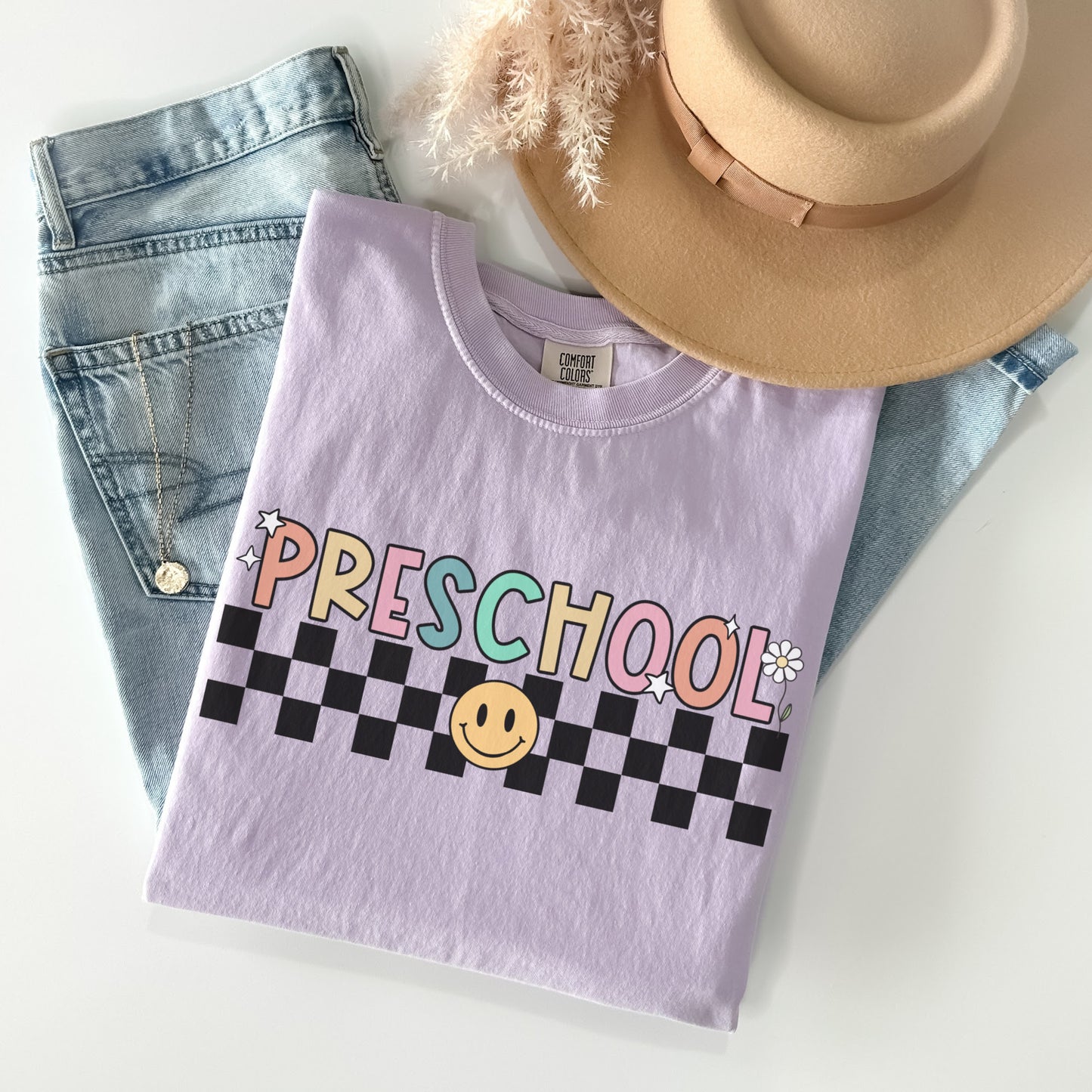 Comfort Colors® 'Checkered' Preschool Shirt