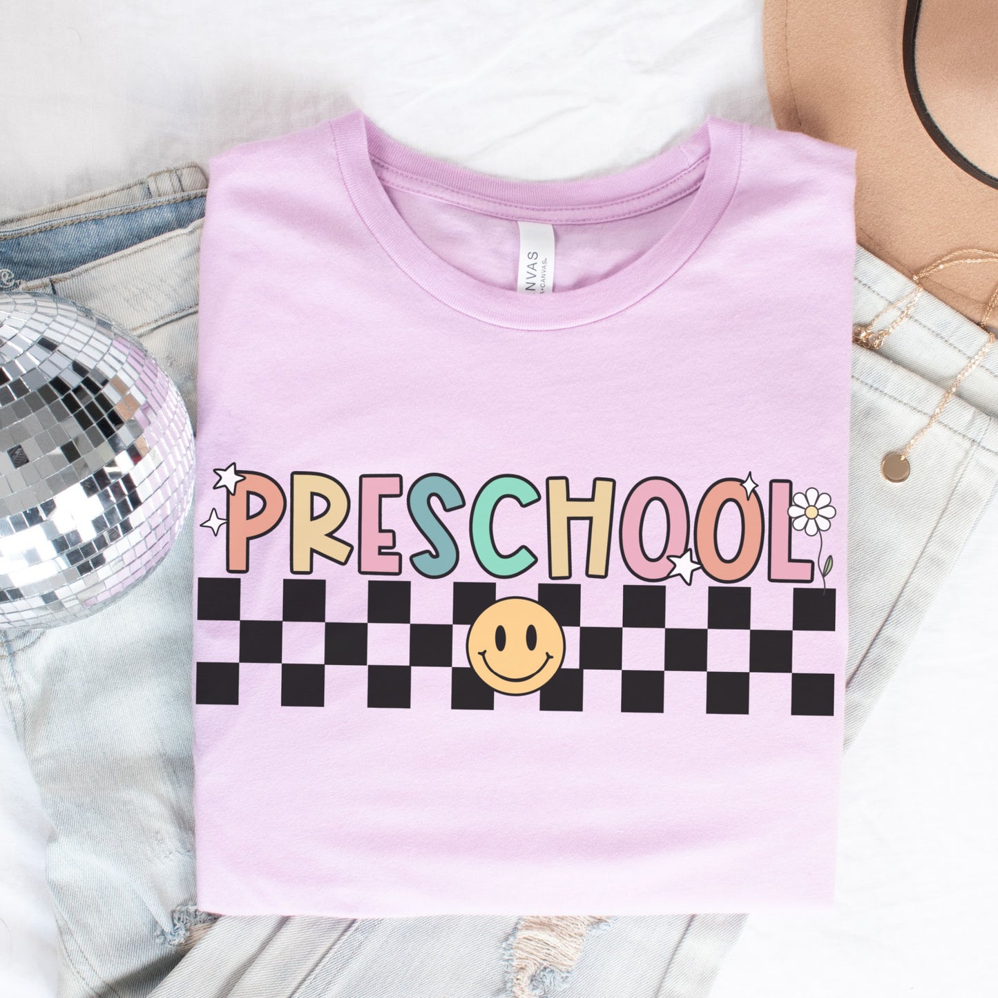 'Checkered' Preschool Shirt