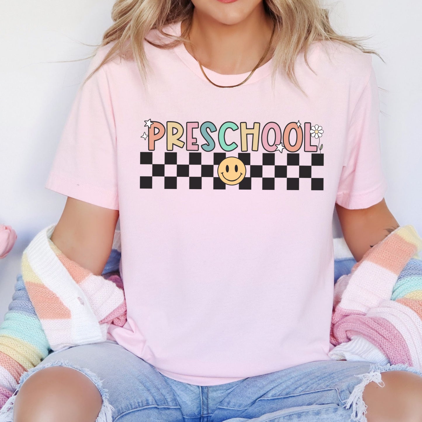 'Checkered' Preschool Shirt