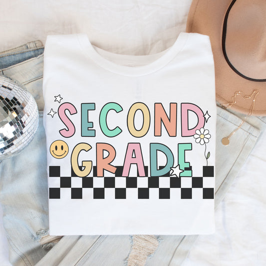 'Checkered' Second Grade Shirt