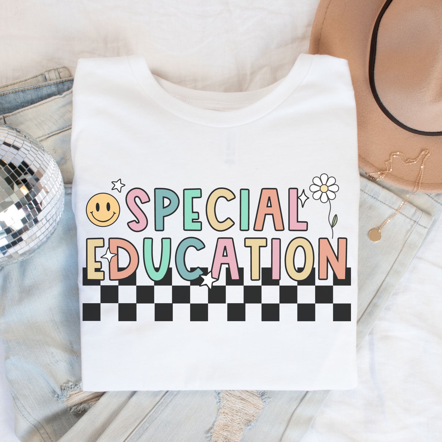 'Checkered' Special Education Shirt