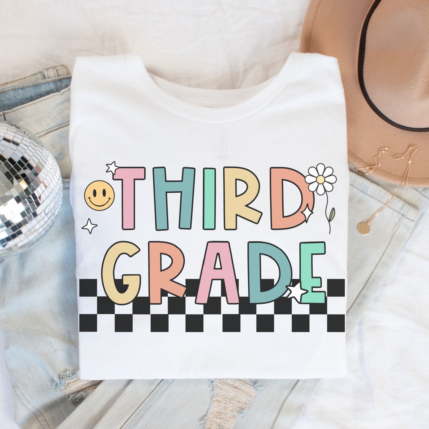 'Checkered' Third Grade Shirt