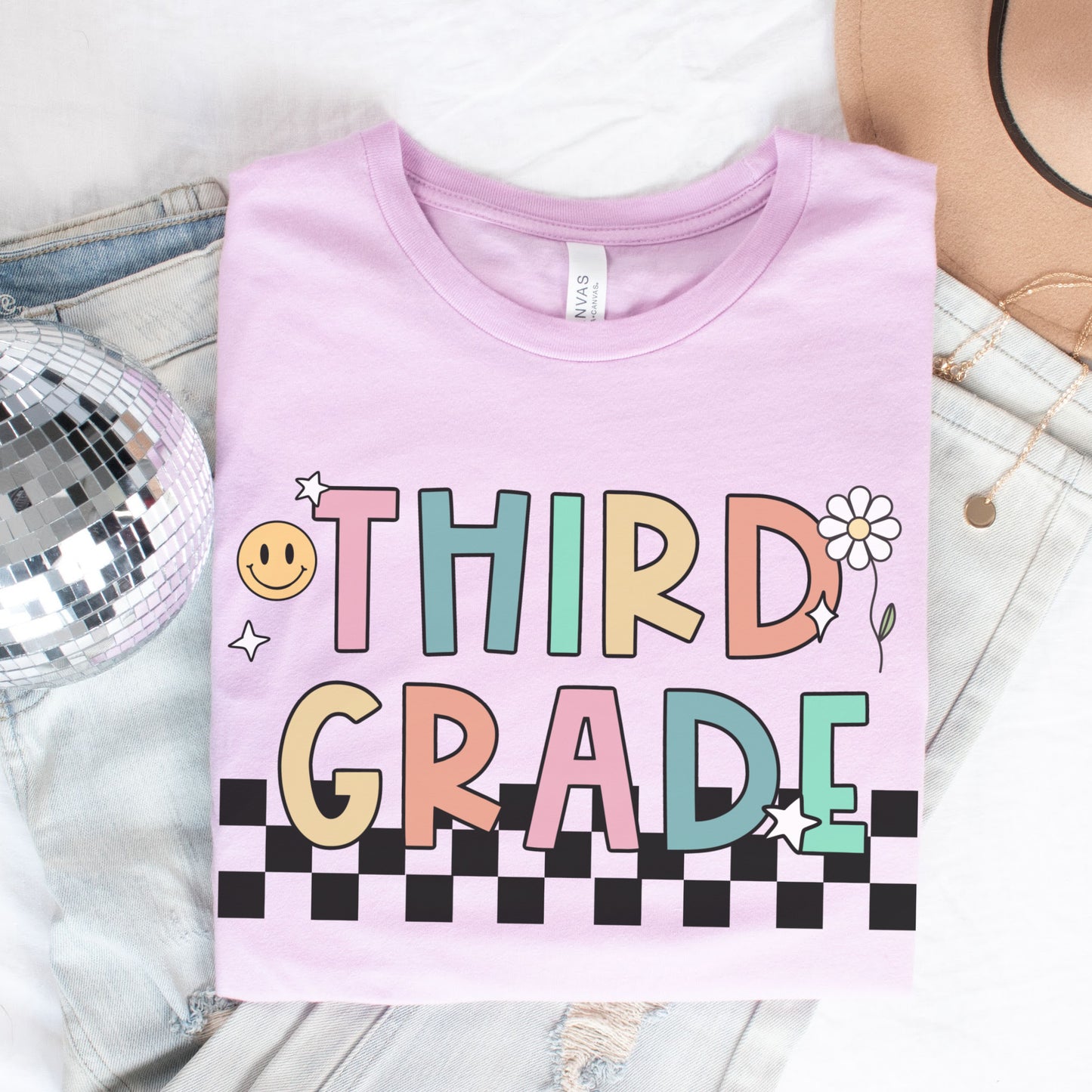 'Checkered' Third Grade Shirt