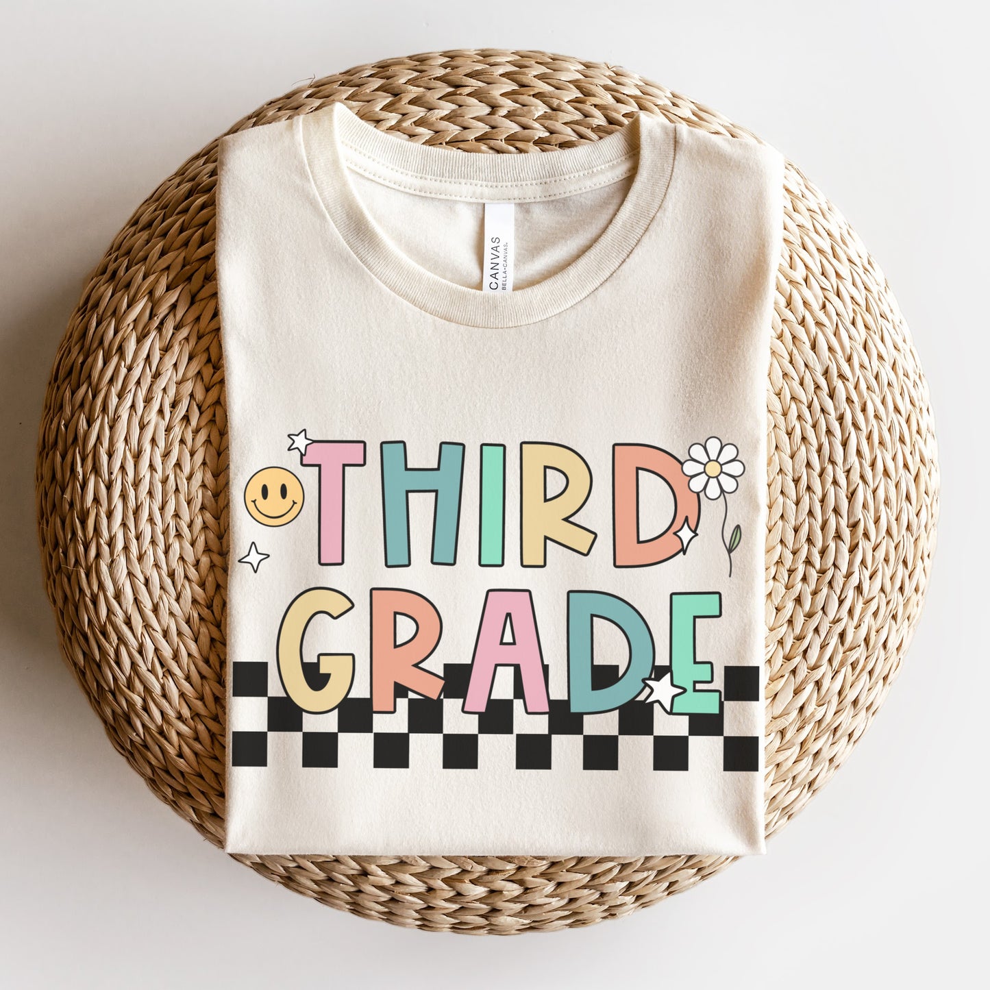 'Checkered' Third Grade Shirt