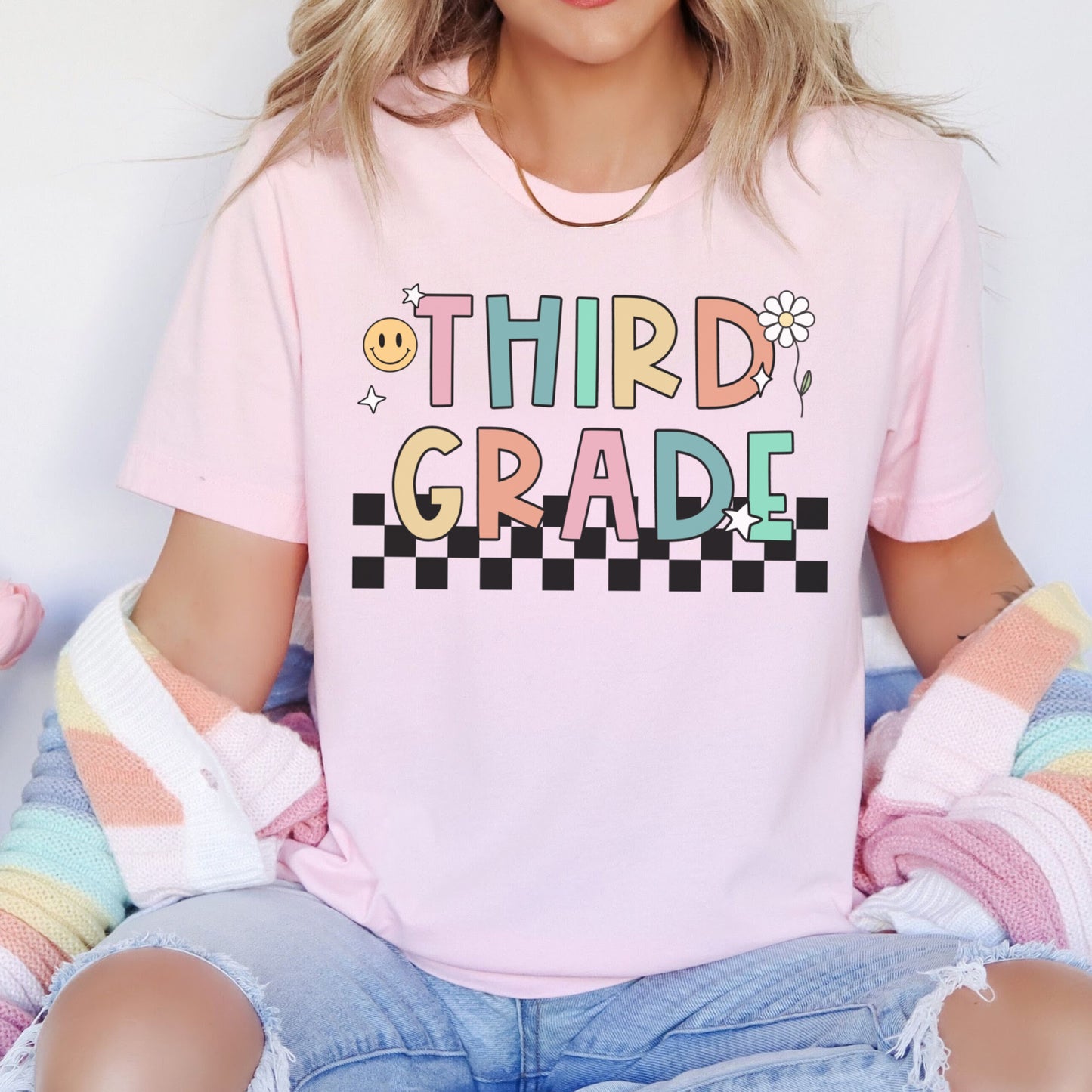 'Checkered' Third Grade Shirt