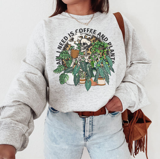 Coffee and Plants Crewneck