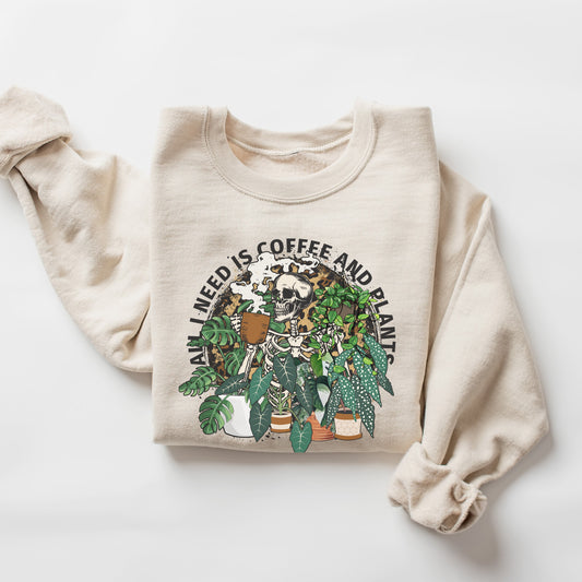 Coffee and Plants Crewneck