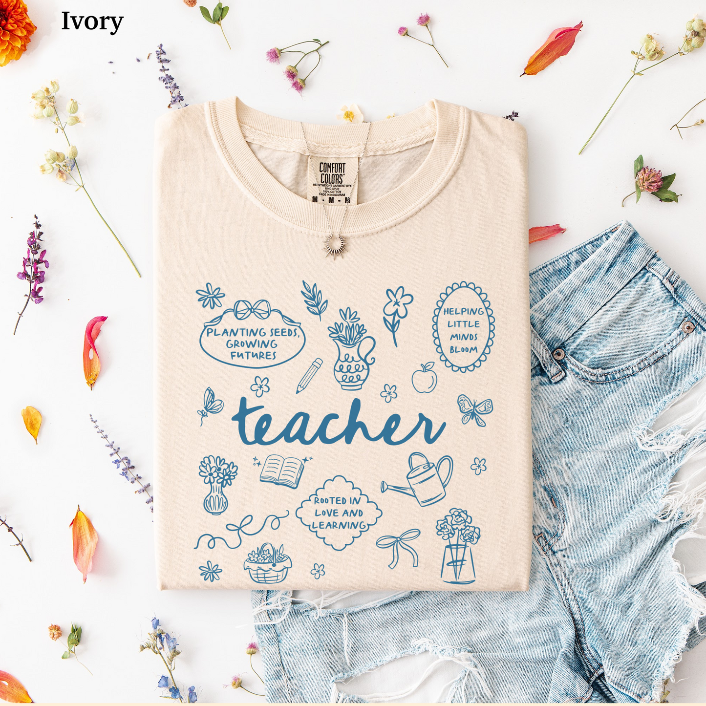 Cottagecore Teacher Shirt