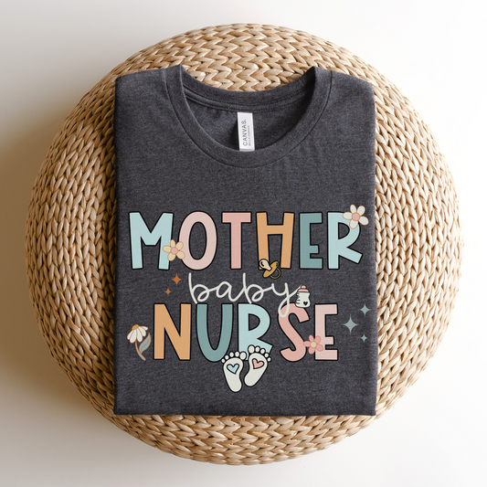 Groovy Mother Baby Nurse Shirt