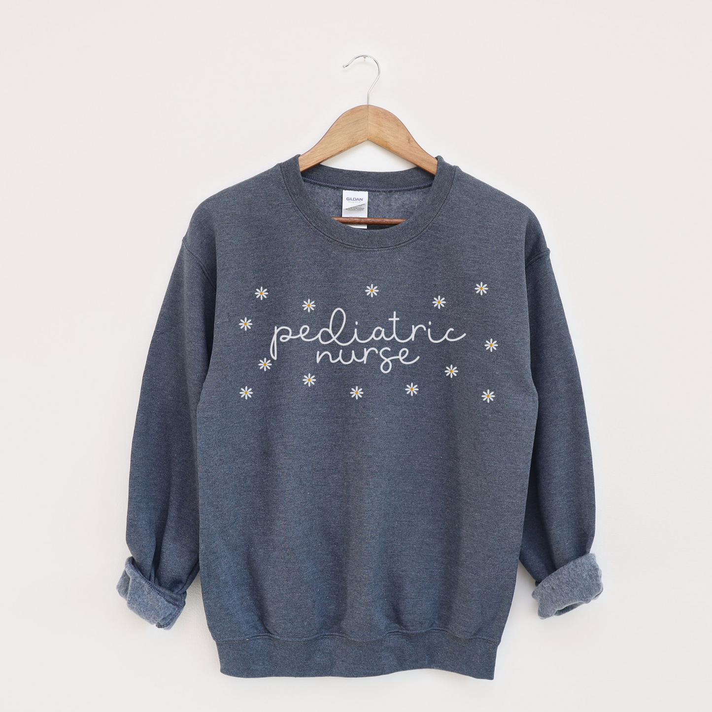 Daisies Pediatric Nurse Sweatshirt