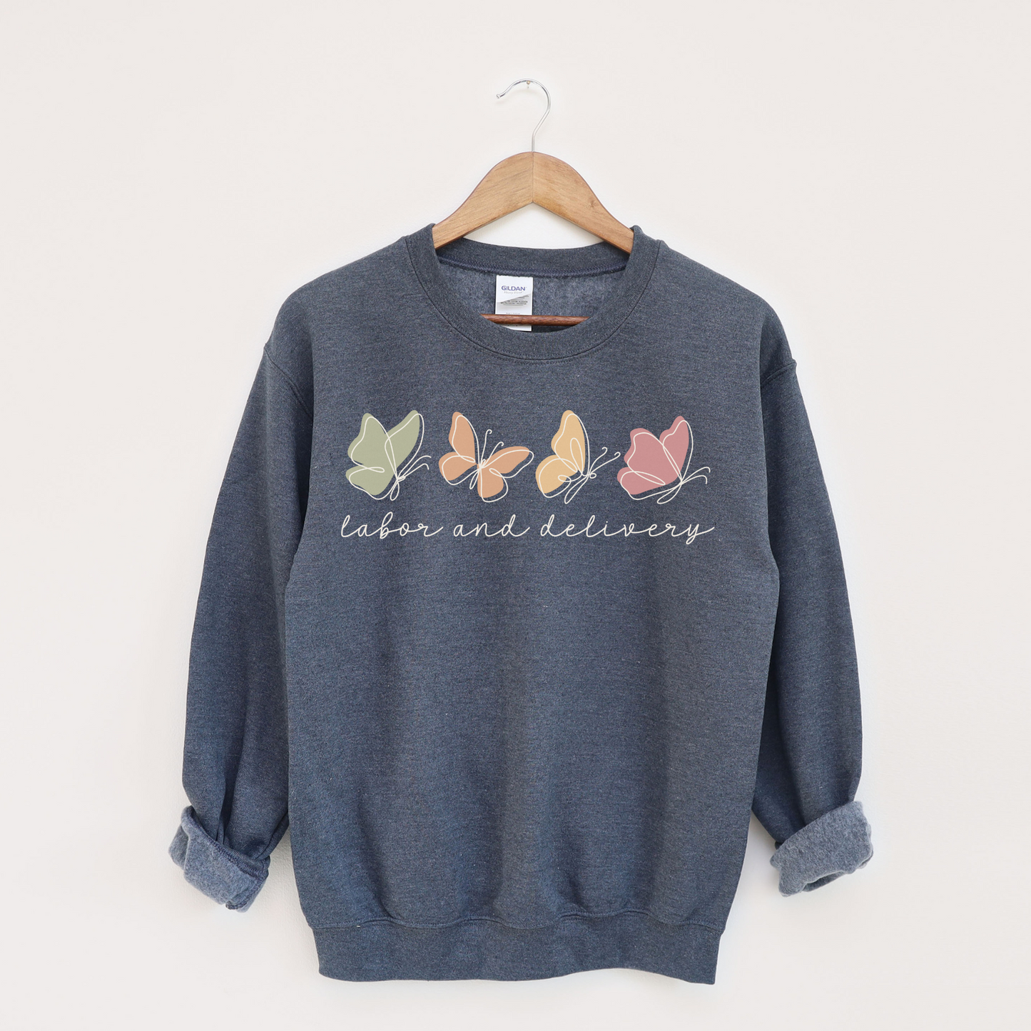 Butterflies Labor and Delivery Sweatshirt