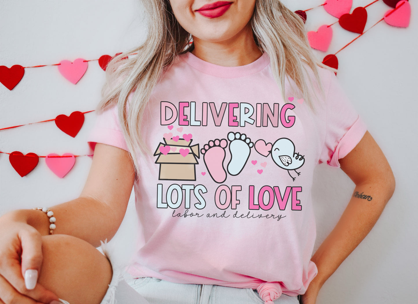 Delivering Lots of Love Labor and Delivery Shirt