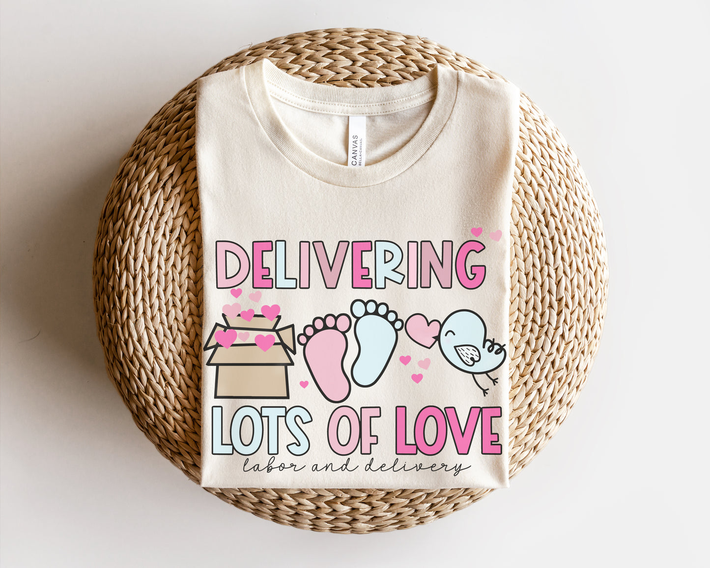 Delivering Lots of Love Labor and Delivery Shirt