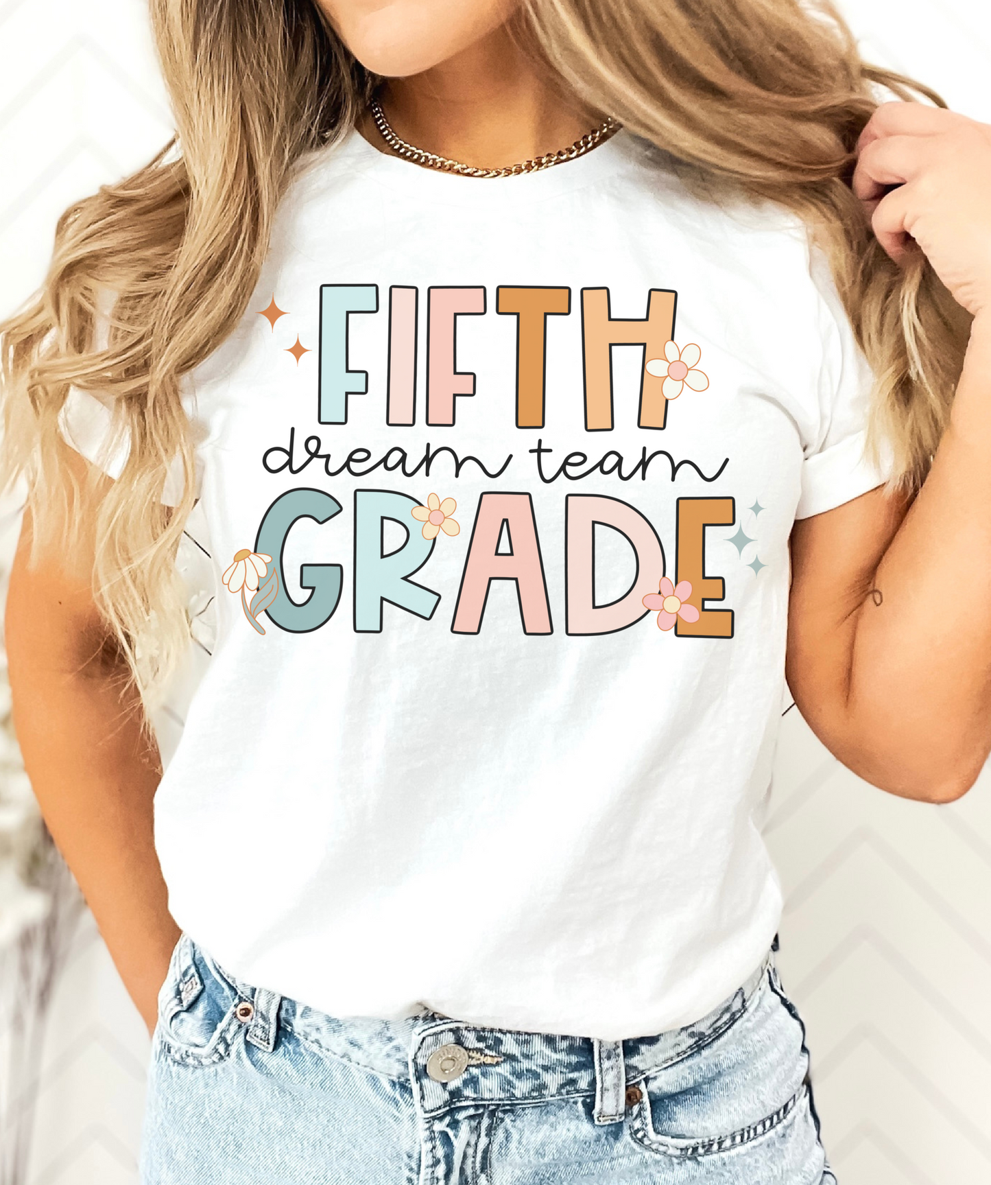 Groovy Fifth Grade Dream Team Shirt