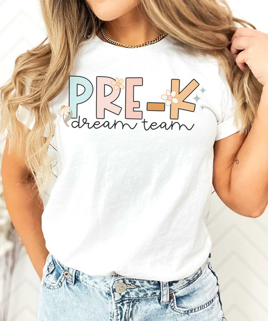 Groovy Pre-K Dream Team Shirt