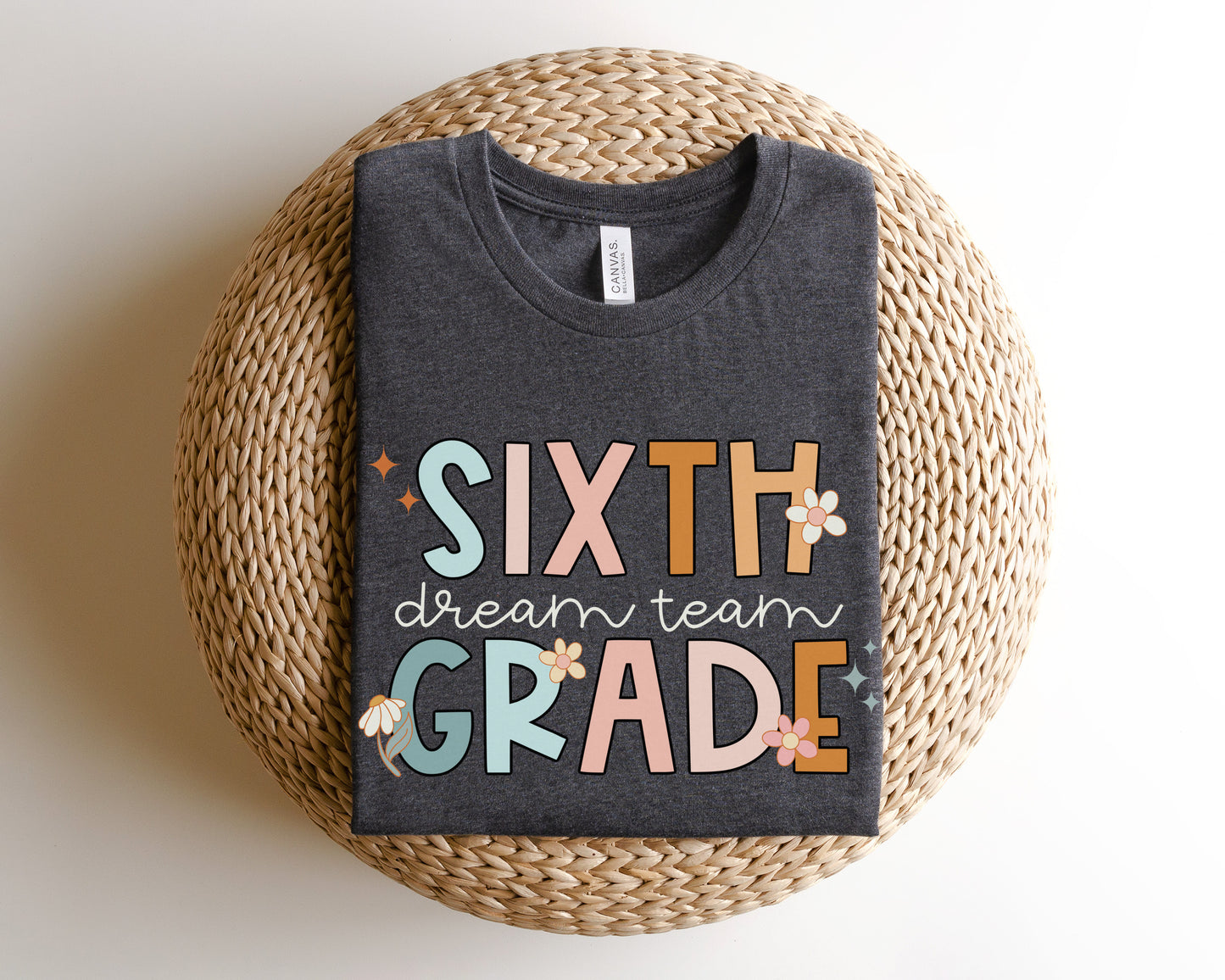 Groovy Sixth Grade Dream Team Shirt