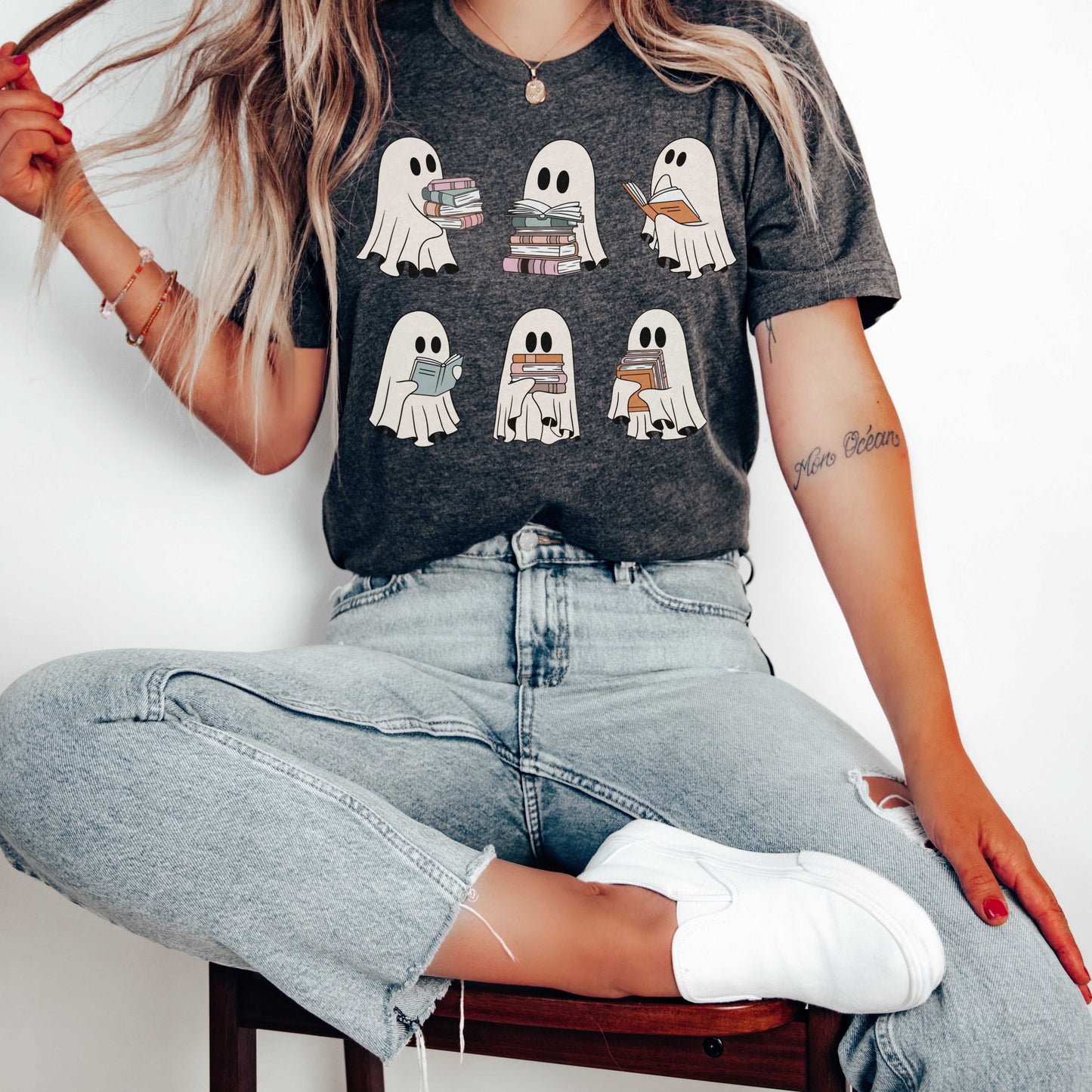 Ghosts with Books Shirt