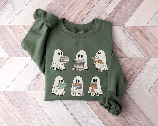 Ghosts with Books Sweatshirt