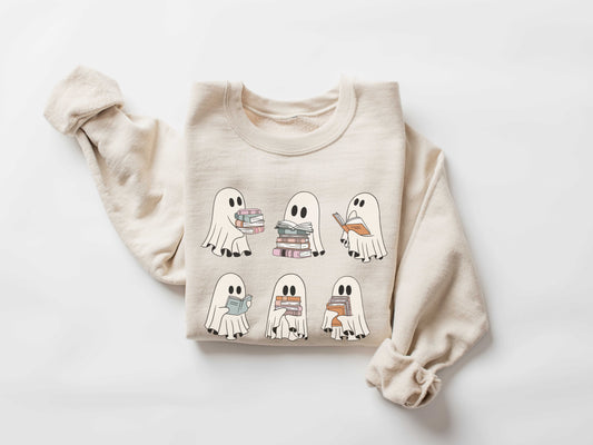 Ghosts with Books Sweatshirt