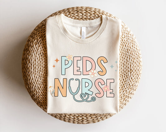 Groovy Peds Nurse Shirt