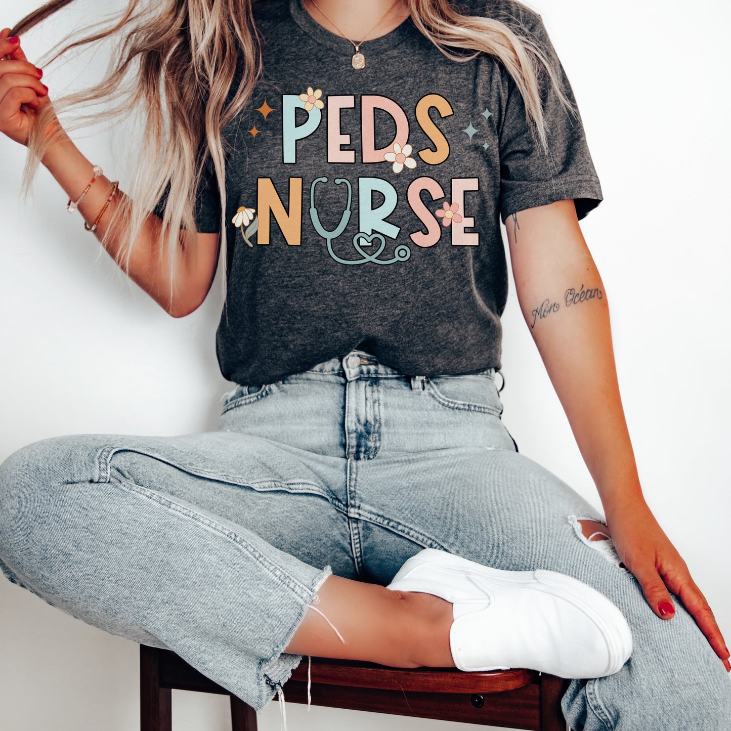 Groovy Peds Nurse Shirt