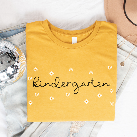 Daisies Kindergarten Shirt