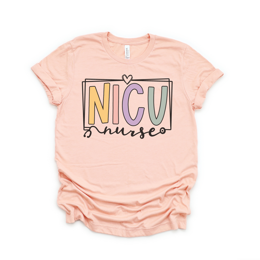 NICU Nurse Border Shirt