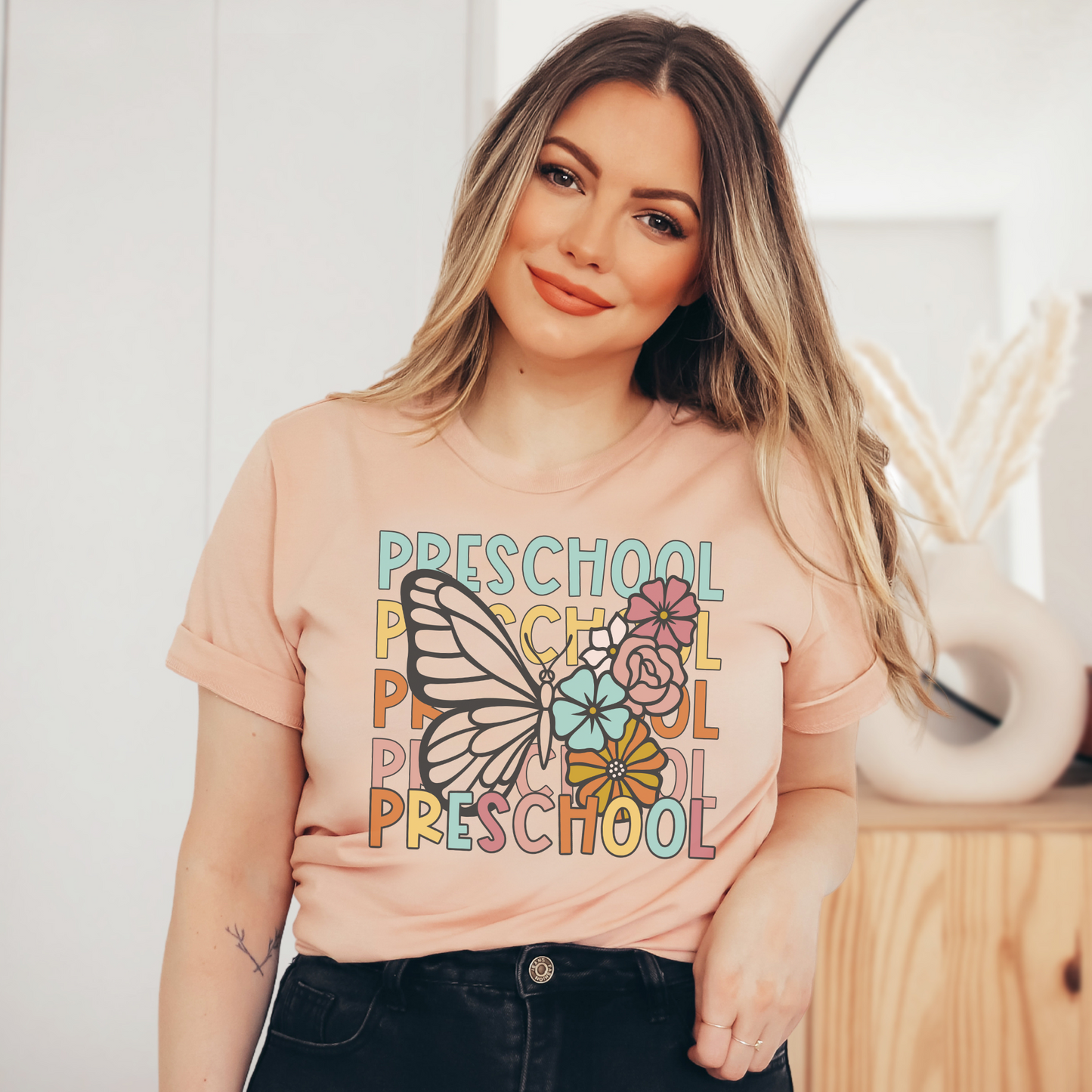 Butterfly Repeat Preschool Shirt