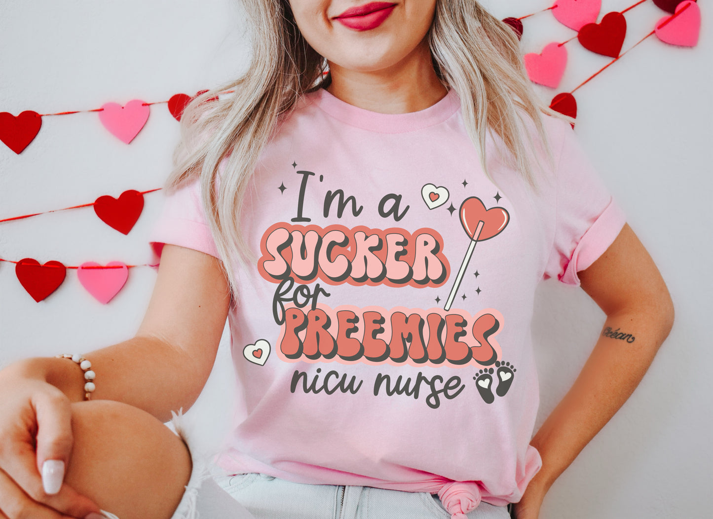 I'm A Sucker For Preemies NICU Nurse Shirt