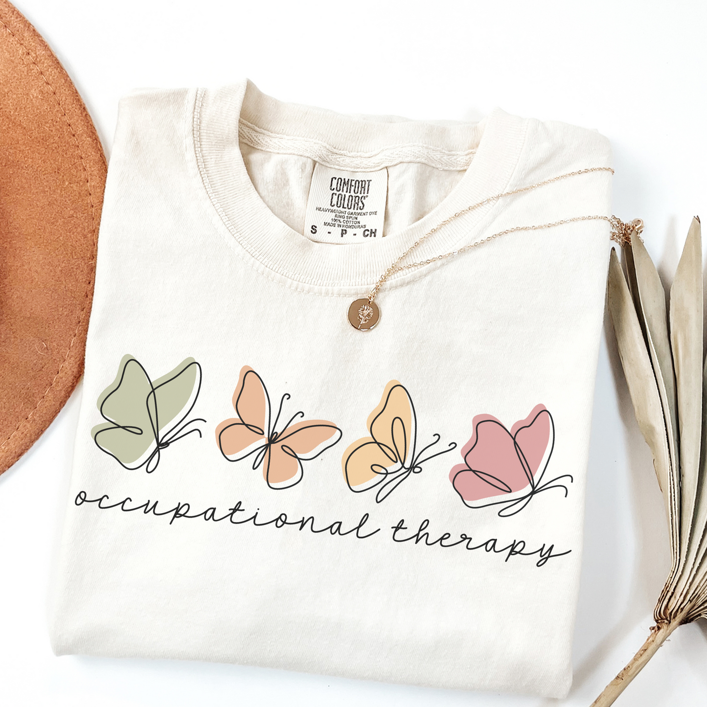 Comfort Colors® Butterflies Occupational Therapy Shirt