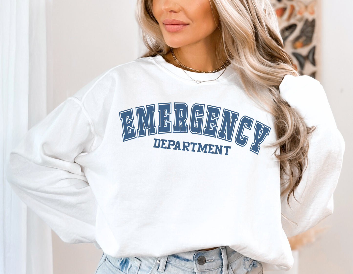 Comfort Colors® Emergency Dept Varsity Sweatshirt