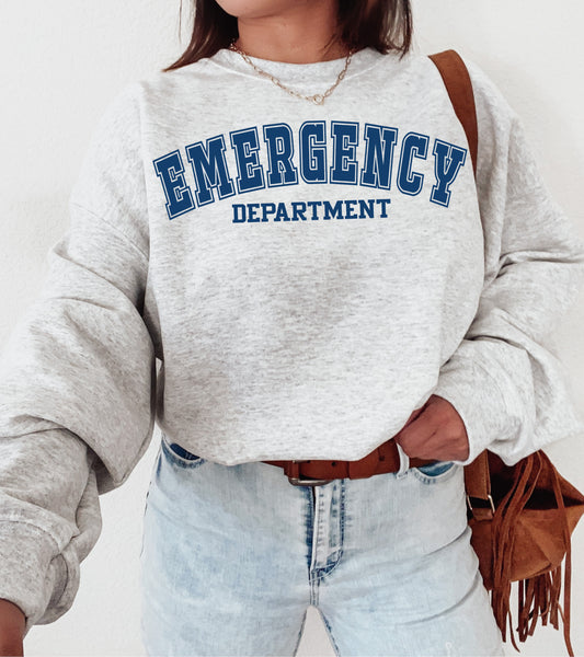 Emergency Dept Varsity Sweatshirt