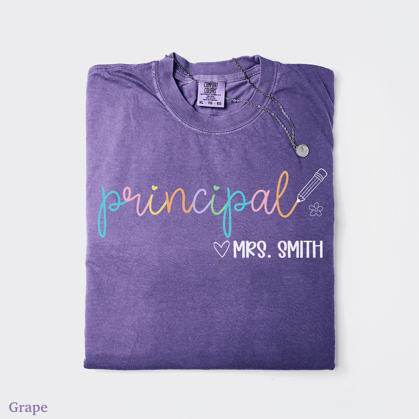Pastel Pop Principal Custom Shirt