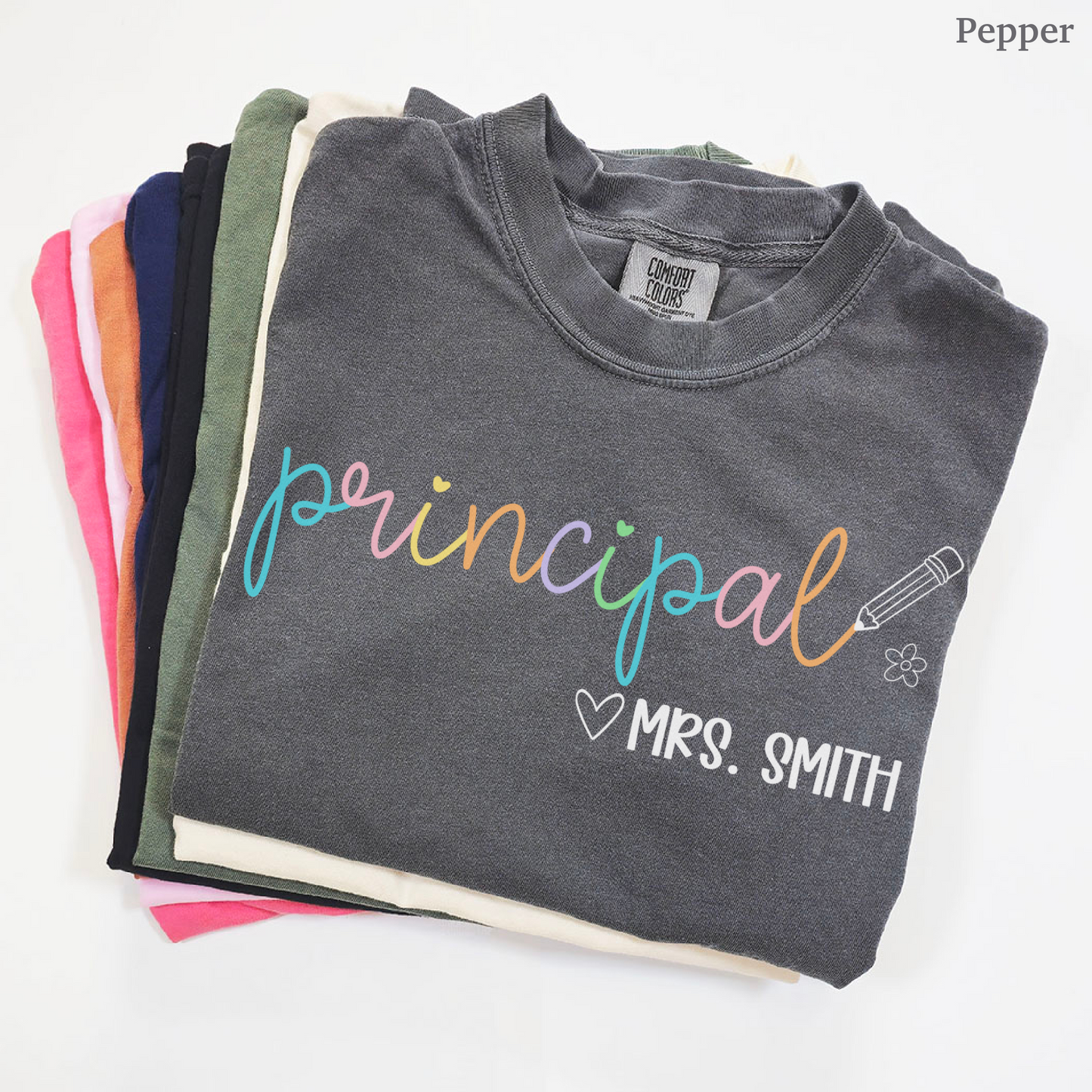 Pastel Pop Principal Custom Shirt