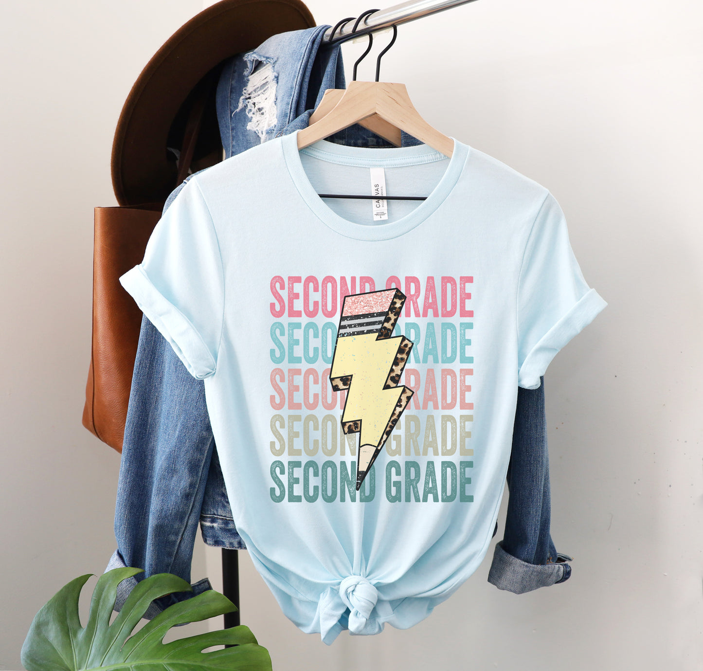 Pencil Bolt Second Grade Shirt