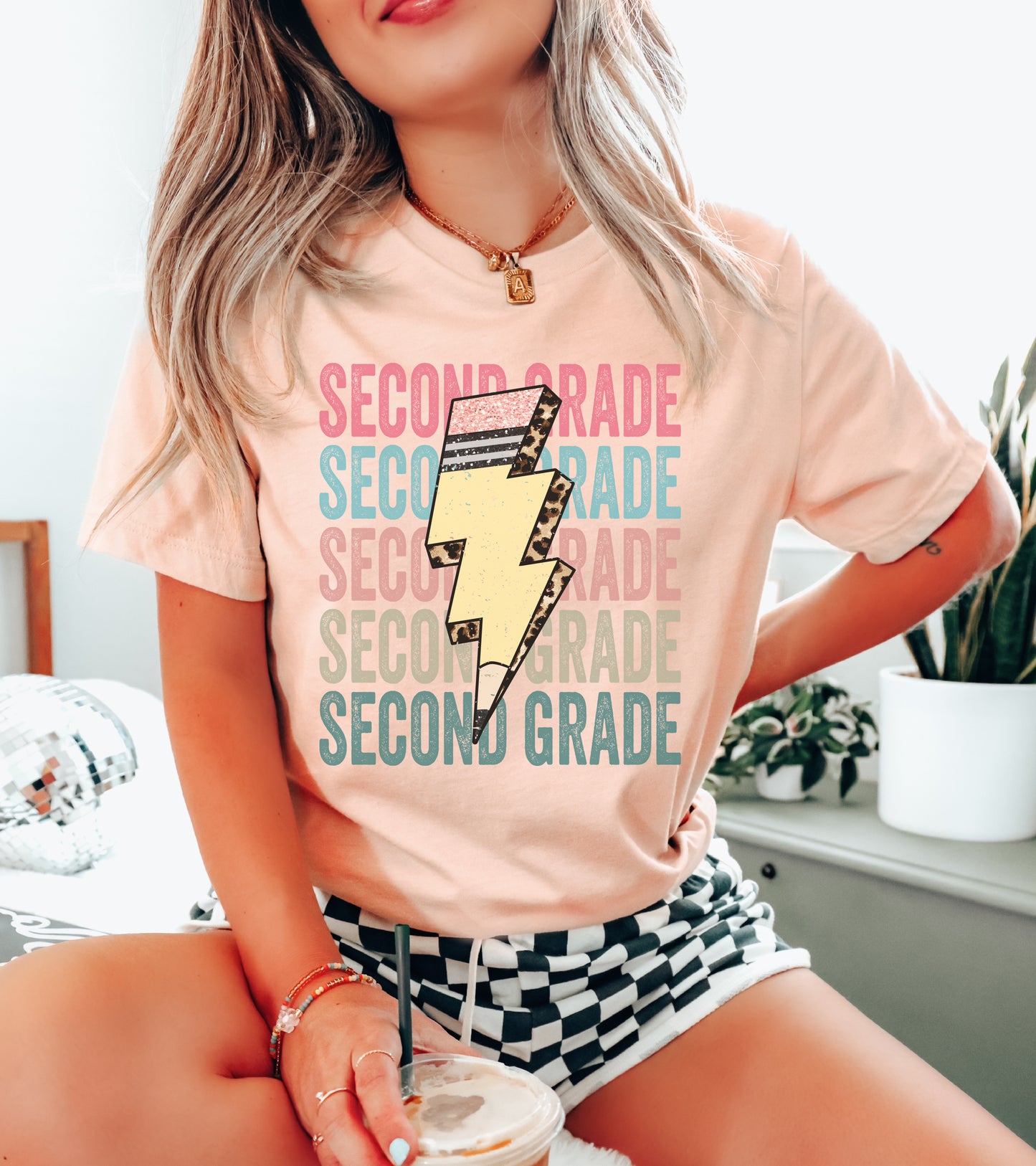 Pencil Bolt Second Grade Shirt