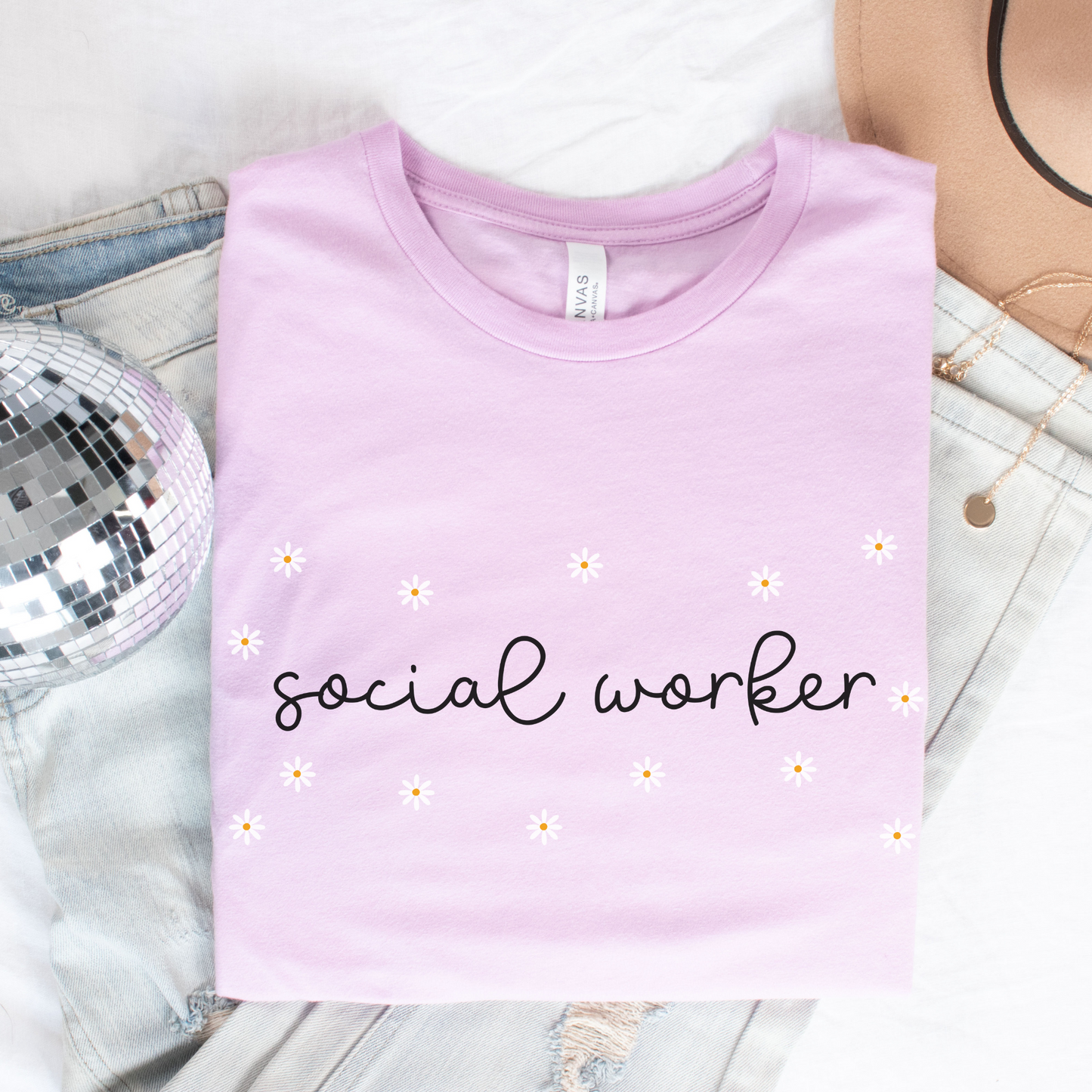 Daisies Social Worker Shirt