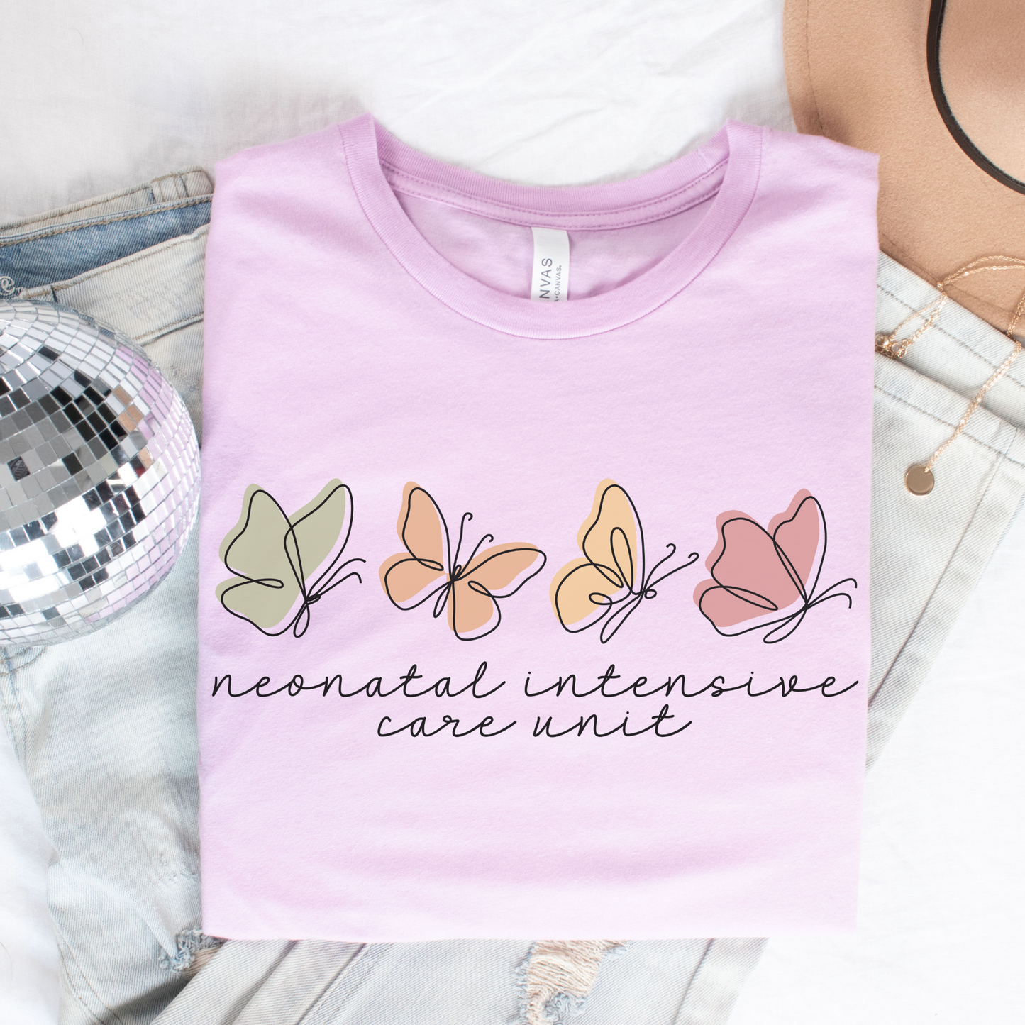 Butterflies NICU Shirt