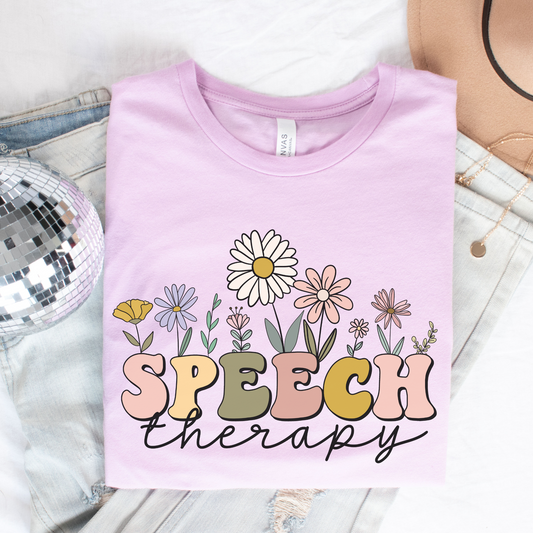 Wildflowers Speech Therapy Shirt