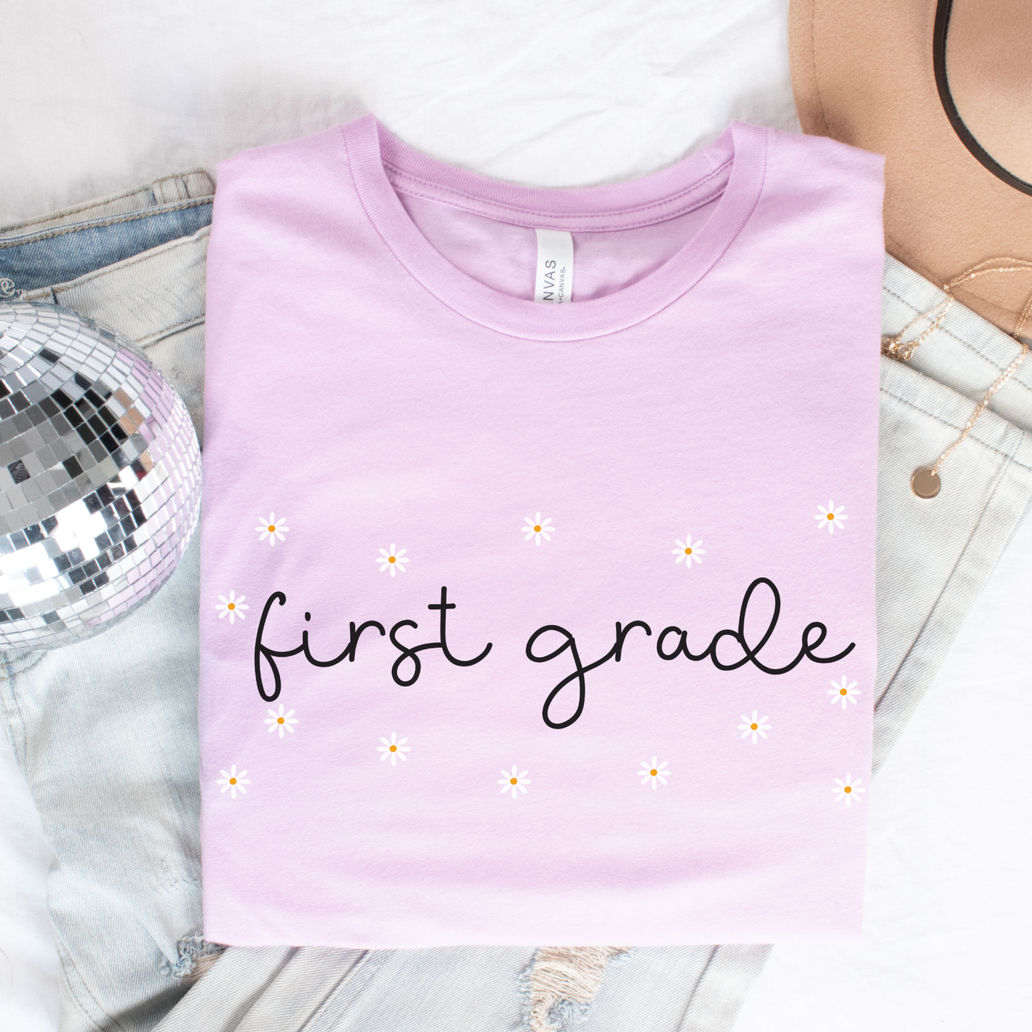 Daisies First Grade Shirt