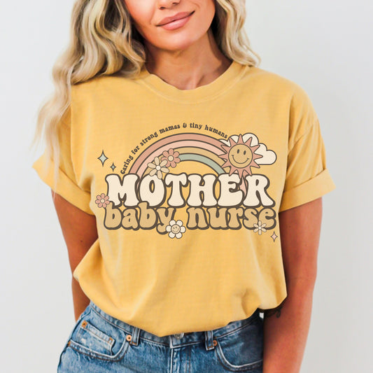 Comfort Colors® 'Mellow' Mother Baby Nurse Shirt