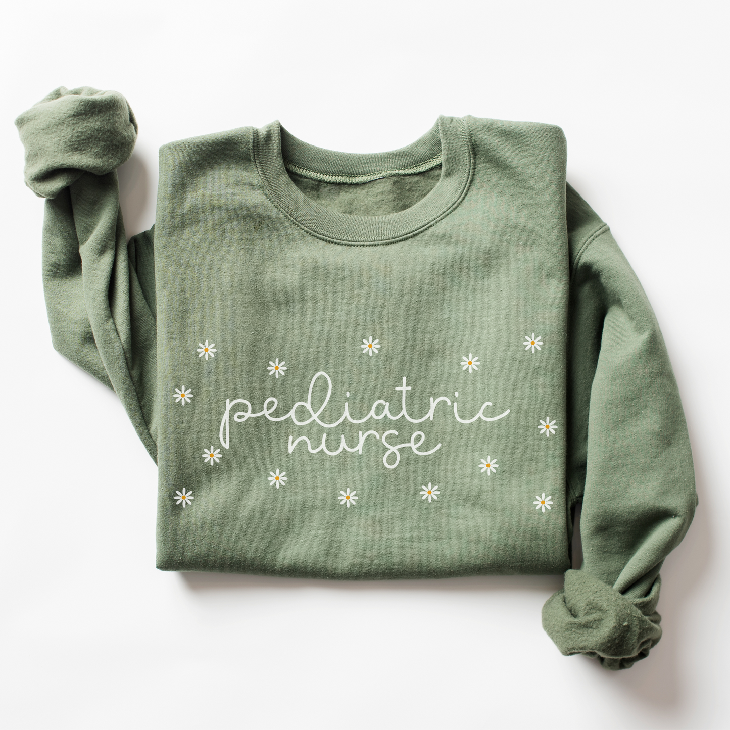 Daisies Pediatric Nurse Sweatshirt