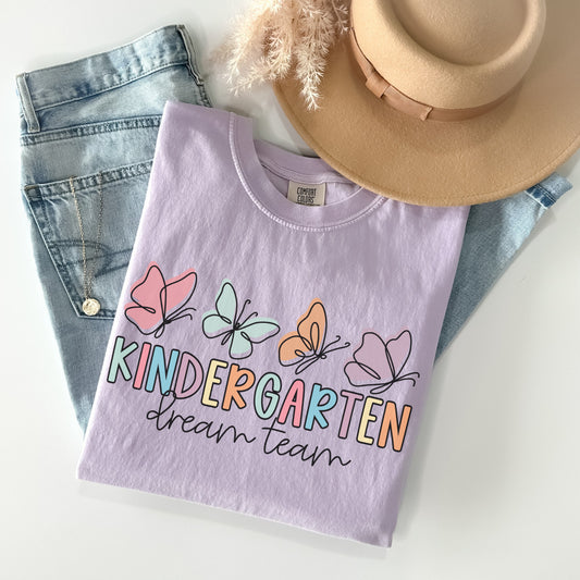 Comfort Colors® Butterflies Kindergarten Dream Team Shirt