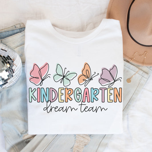 Butterflies Kindergarten Dream Team Shirt