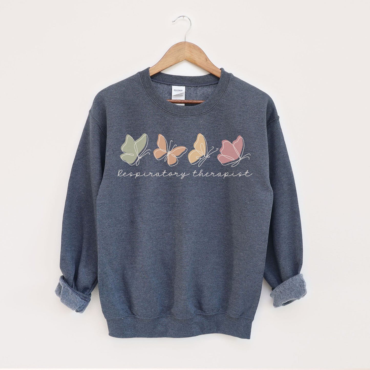 Butterflies Respiratory Therapist Sweatshirt