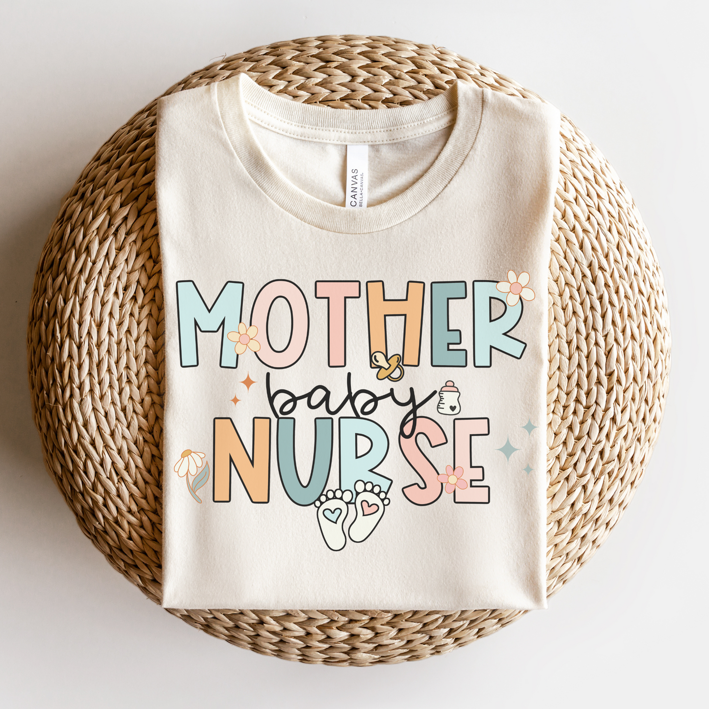 Groovy Mother Baby Nurse Shirt