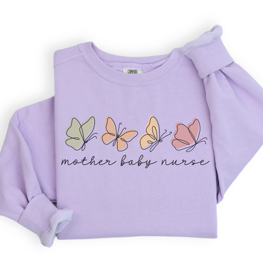 Comfort Colors® Mother Baby Nurse Sweatshirt