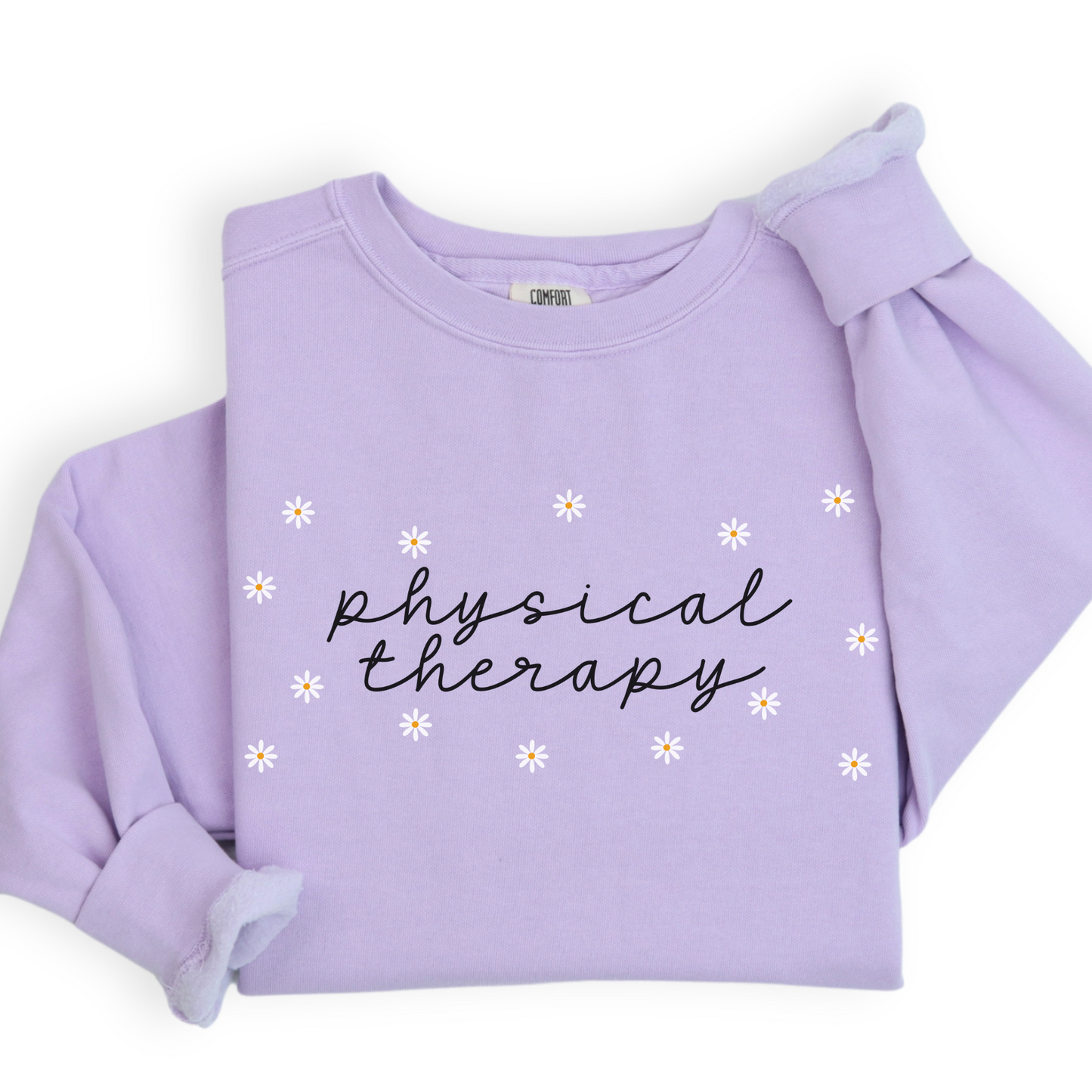 Comfort Colors® Daisies Physical Therapy Sweatshirt