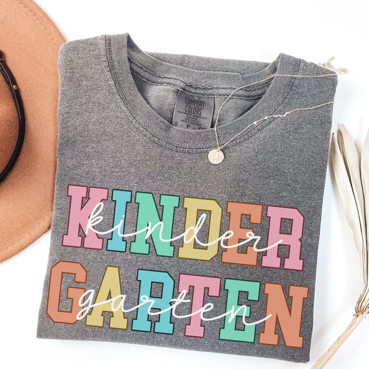 Comfort Colors® 'Outlines' Kindergarten Shirt