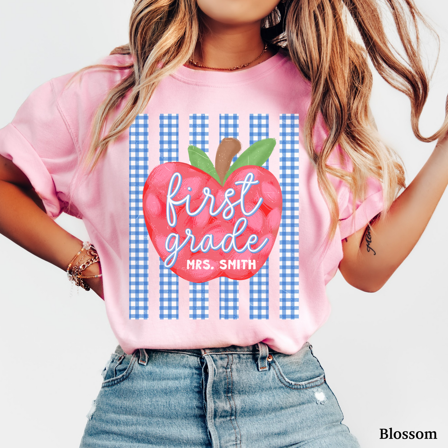 Picnic Apple First Grade Custom Shirt